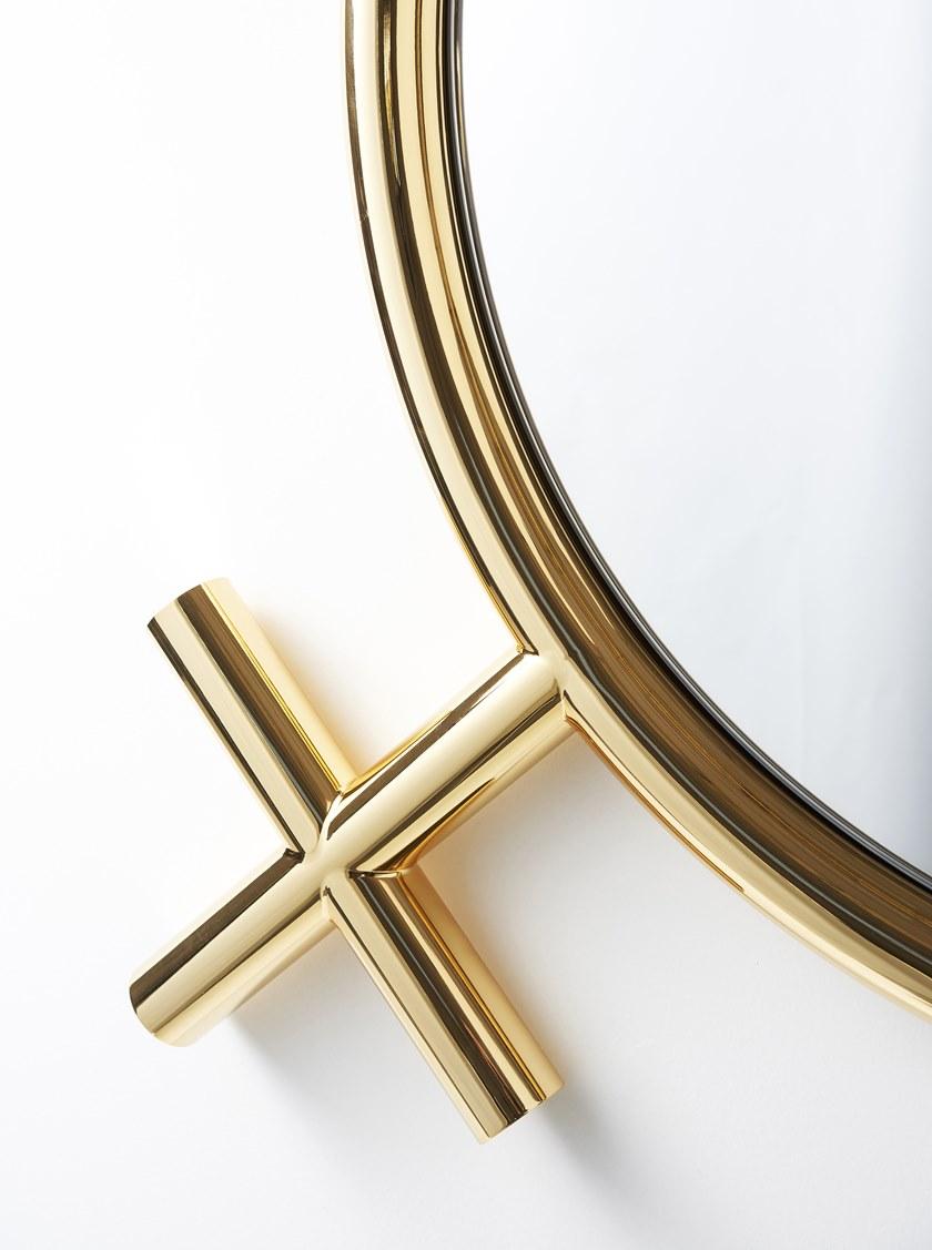 Opinion Ciatti Круглое стальное зеркало с настенной рамой sun-id-1431246 - Вид №1