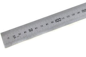 15927967 Измерительная металлическая линейка 1500х38х1.5 МИ 123065 Micron
