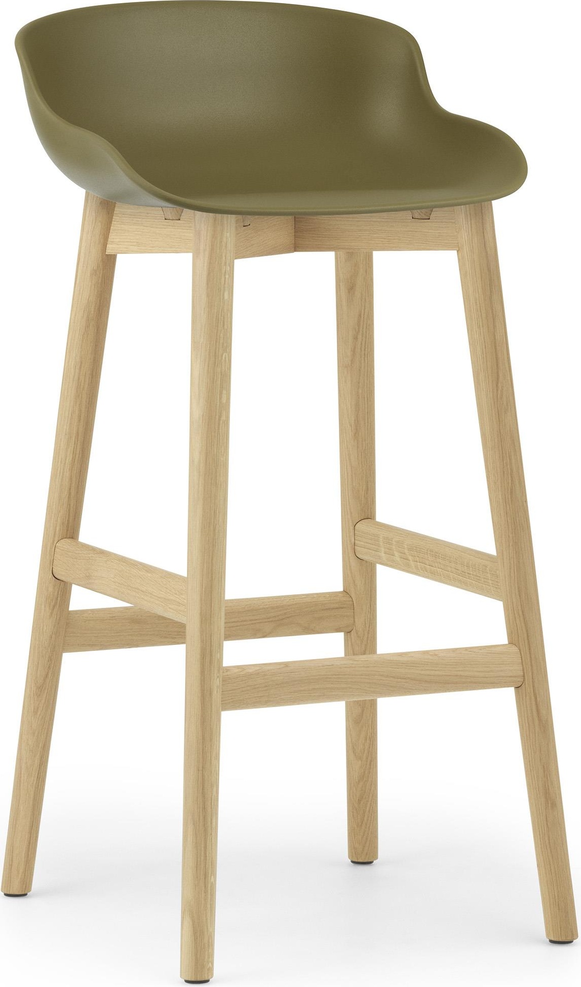 604399 Барный стул 75 см Дуб оливковый Normann Copenhagen Hyg 