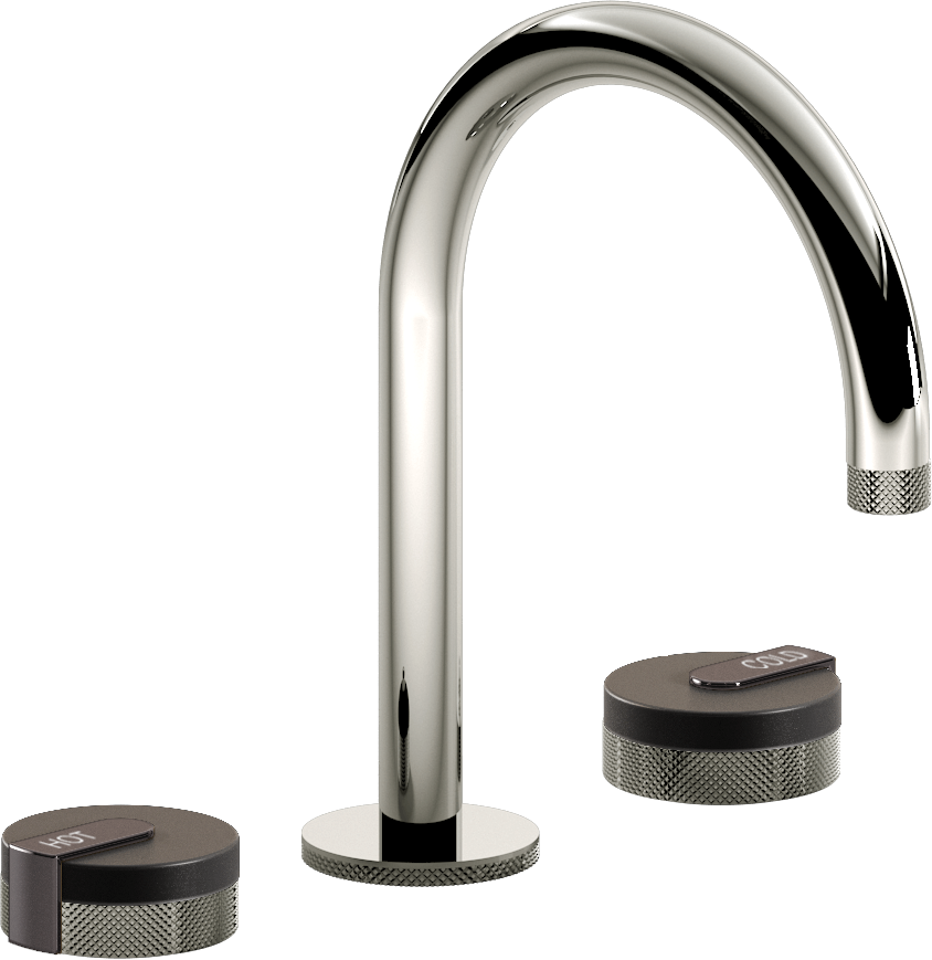 E-11512-R1GM-L1OX-PC Смеситель для умывальника на 3 отвертия GRAFF MOD+