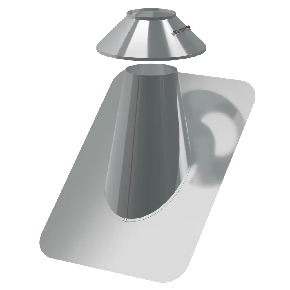 Крышная разделка угловая Corax 30-45° D200 КОРАКС STLM-2106728