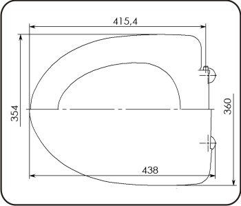16815 Крышка сиденье для унитаза УКЛАД  - Вид №1