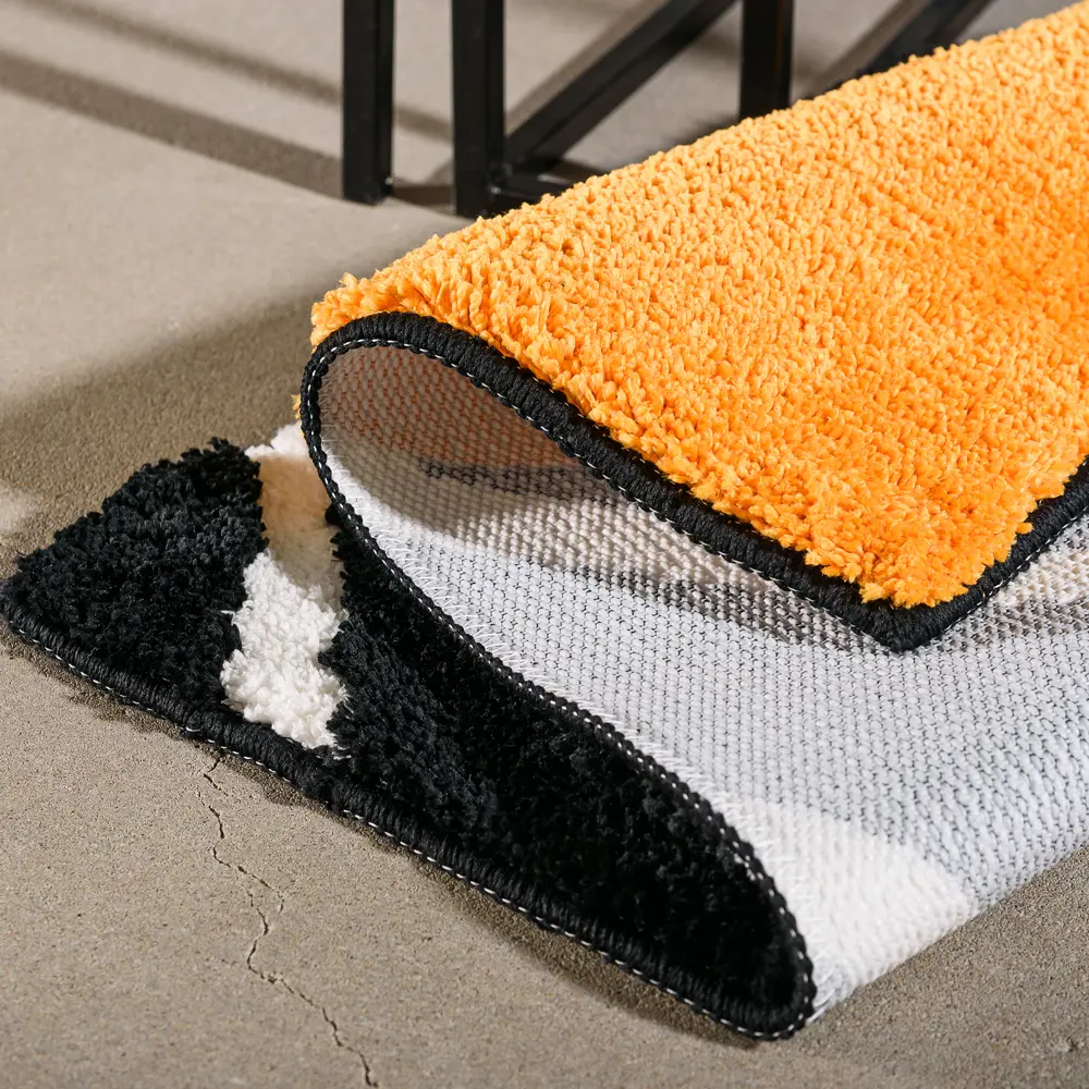 Коврик для ванной комнаты Moroshka Memphis 80х50 см цвет чёрный STLM-2009574 - Вид №4