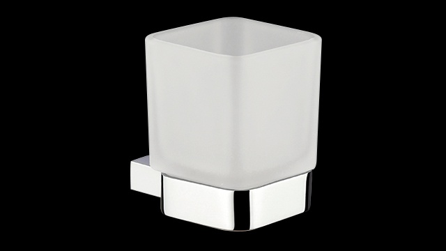 DE143 Стакан, настенный, из матового стекла bagno&associati DOMINO ELITE Bagno & Associati