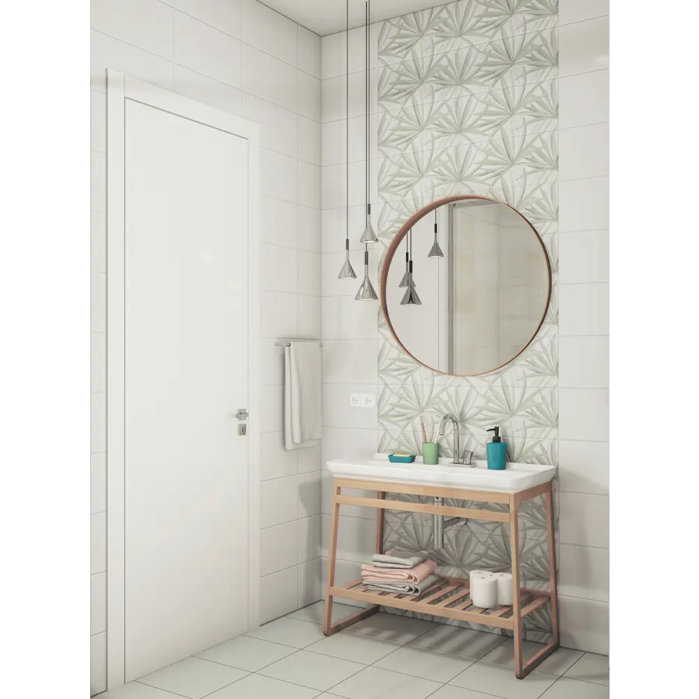 Плитка настенная LB Ceramics Моана 19.8x39.8 см 1.58 м² цвет белый STLM-2108058 - Вид №5