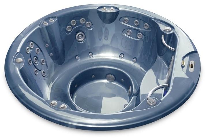 Jacuzzi® Круглая встроенная гидромассажная ванна с джакузи Italian design sun-id-1395023 - Вид №1