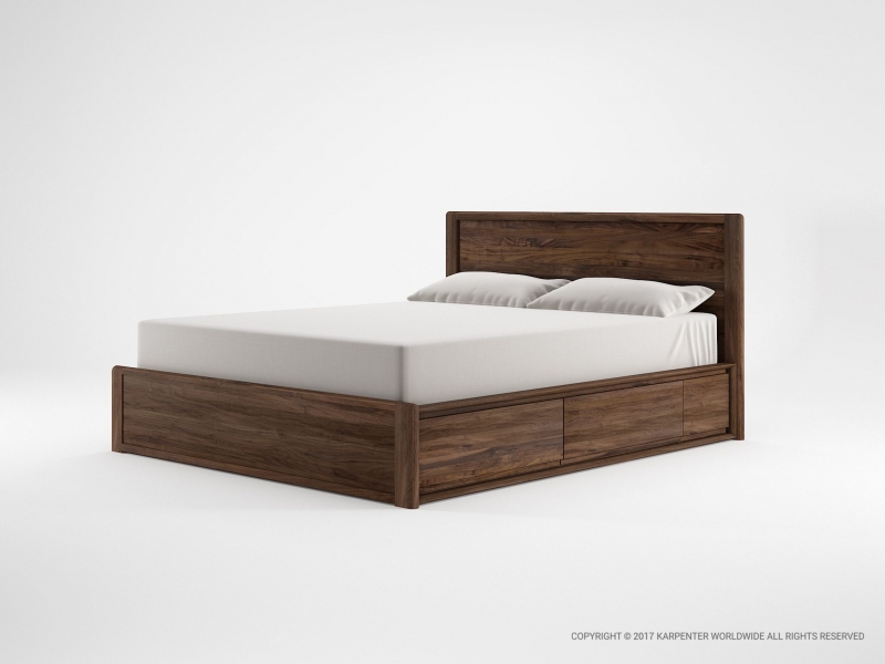 440_862 Двуспальная кровать (размер матраса 160х200) Karpenter Circa17 - Вид №1