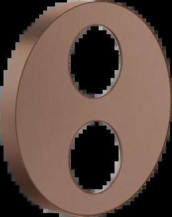 Крышка 63222 708 Gessi Outdoor МЕДНЫЙ МАТОВЫЙ PVD