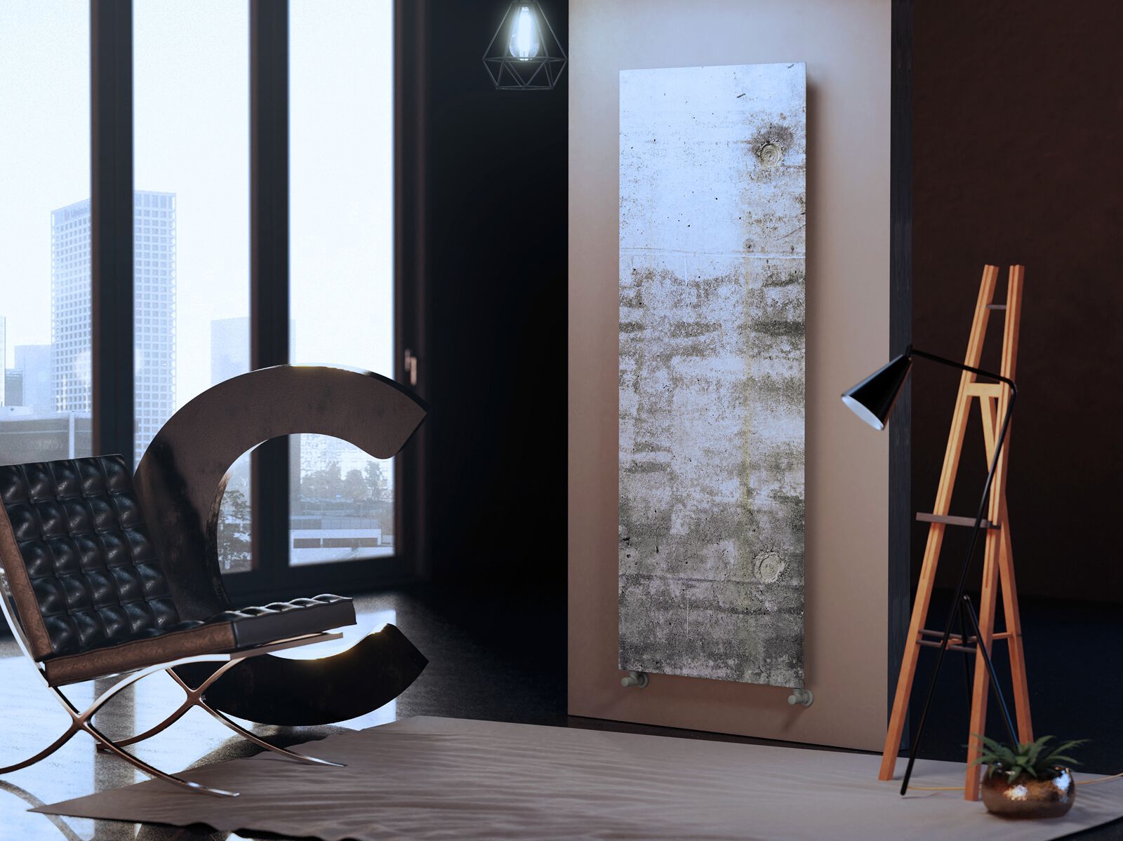 Настенный полотенцесушитель с горячей водой Cordivari Design Graphic Picture ARCH-00061096