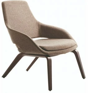 JESSE Кресло из ткани с подлокотниками Captain lounge