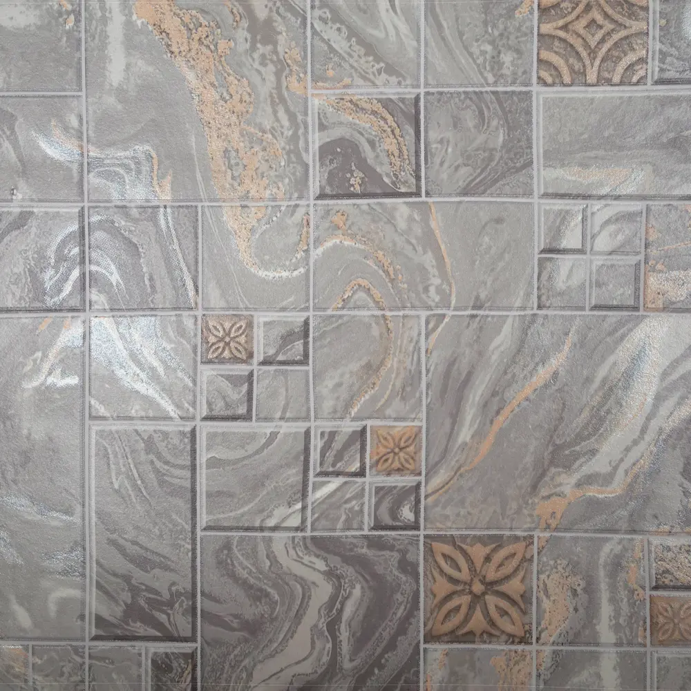 Обои виниловые Palitra Home Marmill серые 0.53 м HC11047-44 Marmilla STLM-2116458 - Вид №1