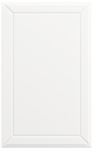 Фасады для кухни Кантри Фрезеровка «Ланос» Белый снег софт №501