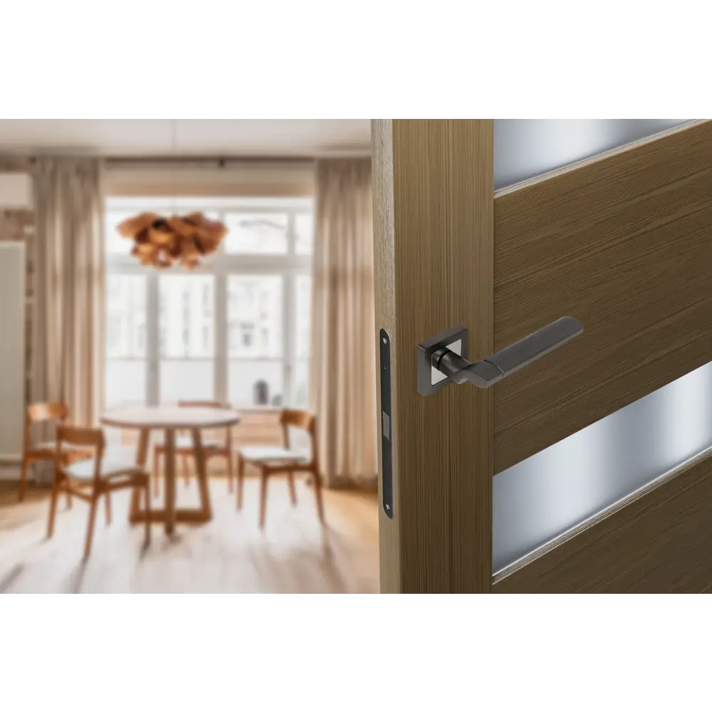 Дверные ручки EDSON EDS-114H-Q1 в цвете графит 85169340 STLM-0059367 - Вид №9