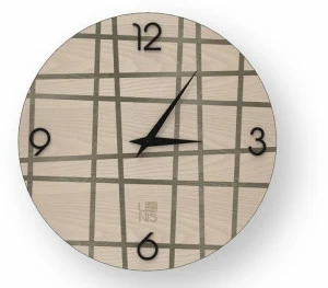 LIGNIS® Настенные часы из инкрустированного дерева Dolcevita lines 10.031 / 10.109