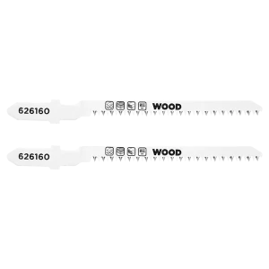 Пилка для электролобзика по дереву KWB 626160 чистый рез, 2 шт.