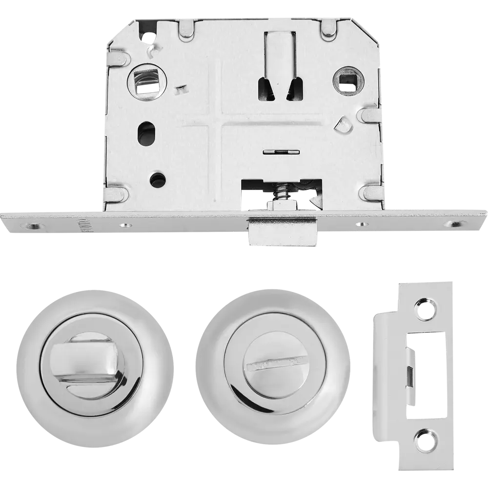 Дверные ручки Punto Ardea с запиранием комплект цвет хром STLM-2061223 - Вид №2