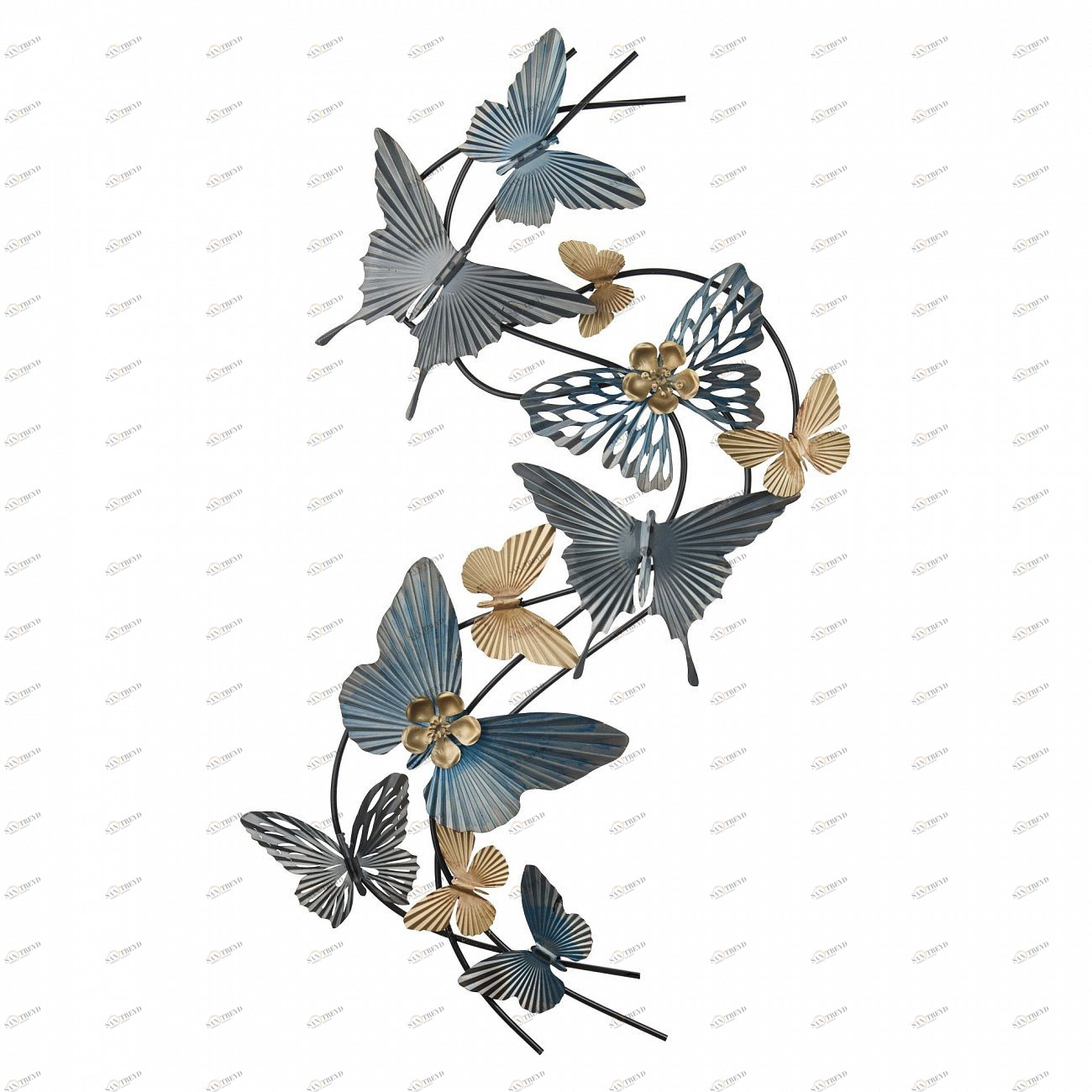 Панно настенное металлическое 90 см 93012 Tomas Stern TOMAS STERN  00-3865439 Серый 