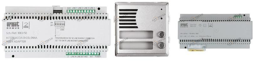 Urmet Домофон и видеодомофон Kit base impianto 1783/708 