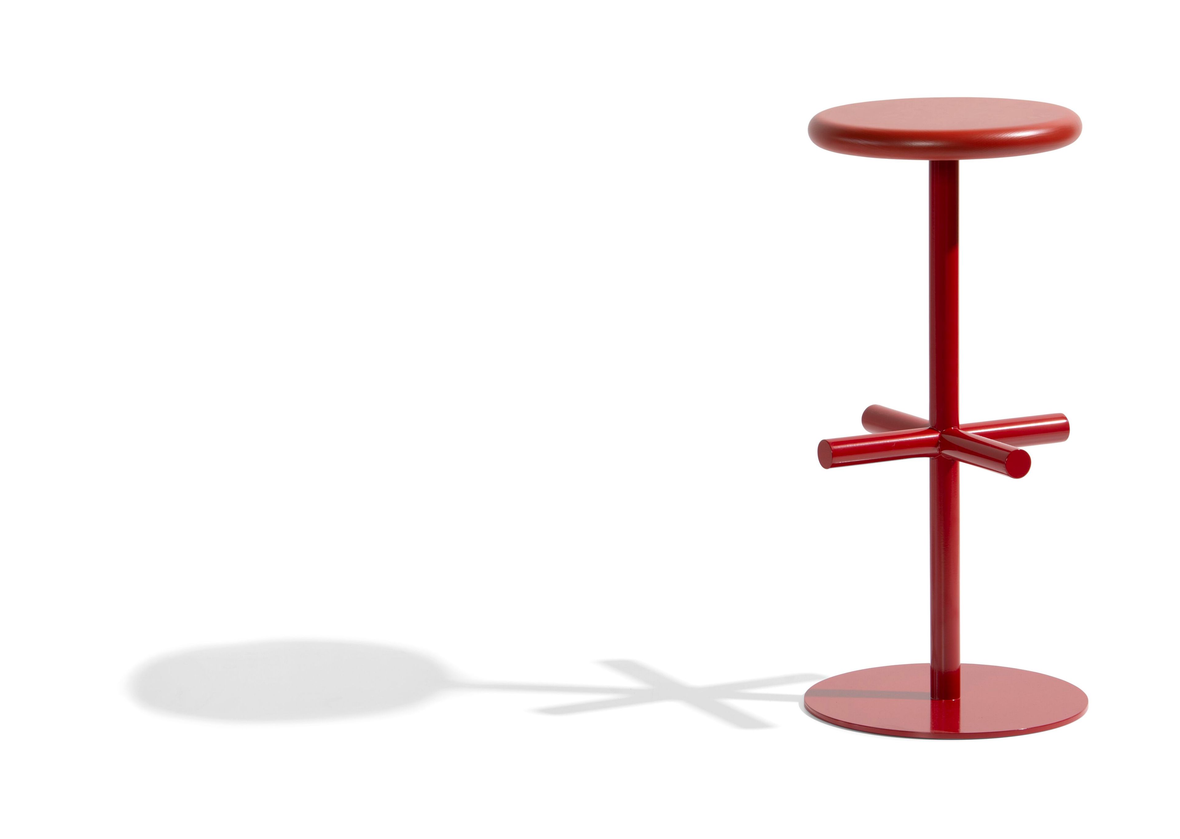 Высокий стальной барный стул с подставкой для ног Bla Station OXO ARCH-00036035 - Вид №1