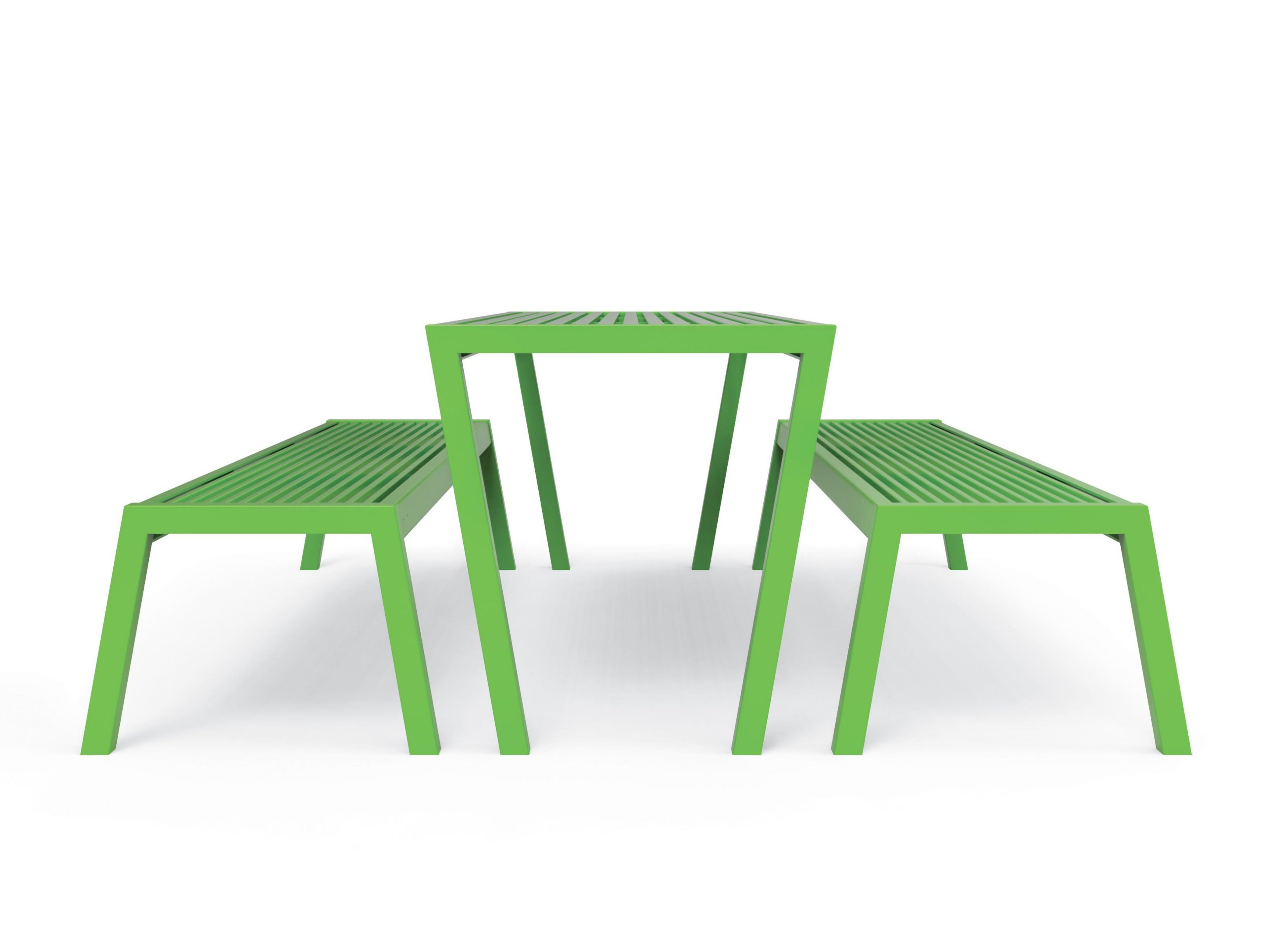 Прямоугольный стальной стол для общественных мест City Design Casteo ARCH-00070745