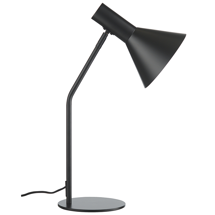250965011 Лампа настольная lyss, 50х25хD18 см, черная матовая Frandsen  - Вид №8