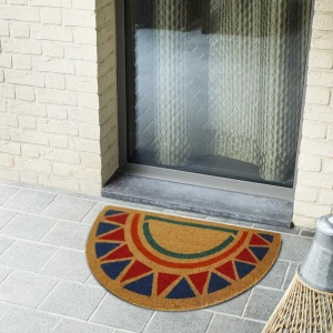 Коврик декоративный кокос Velcoc Arcobaleno 3 40x75 см цвет разноцветный