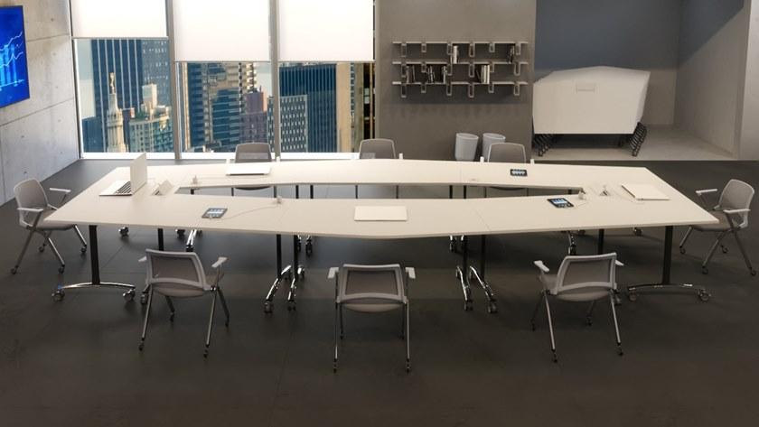 IBEBI Стол для переговоров со складной столешницей на колесиках Archimede project sun-id-1482125 - Вид №30