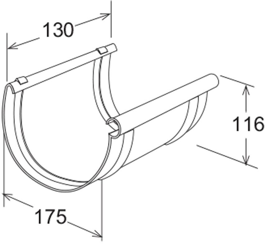First Corporation Простое двухсистемное соединение без прокладки First plast Gn133r - Вид №1