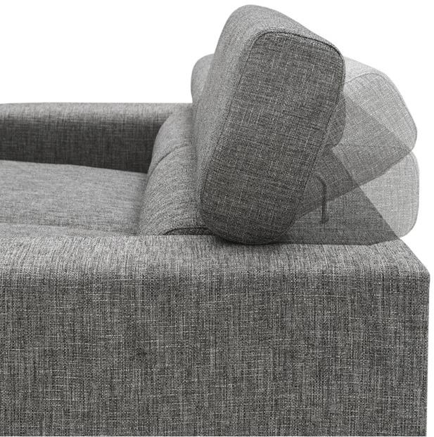 Felis 3-х местный тканевый диван с подголовником Evergreen sun-id-1434427 - Вид №6