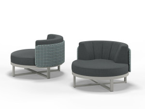 Тканевое садовое кресло