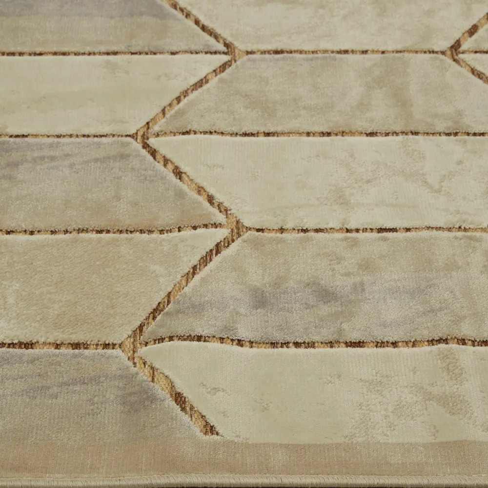 Ковер вискоза Рим 1074J 160x235 см цвет бежевый CTIM STLM-2095464 - Вид №4