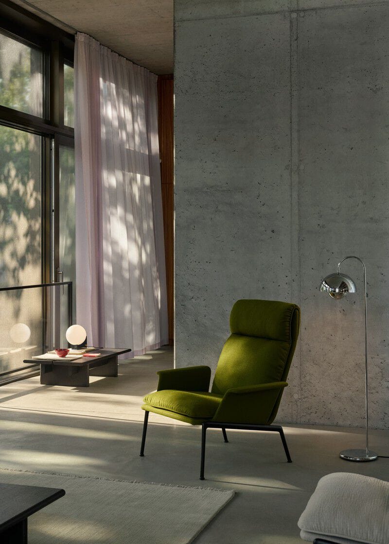 Тканевое кресло с подлокотниками с высокой спинкой &Tradition Muno ARCH-00078218 - Вид №3