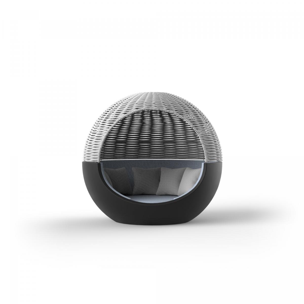 088230 Кровать Ulm Moon c плетеным навесом Vondom Vela - Вид №5