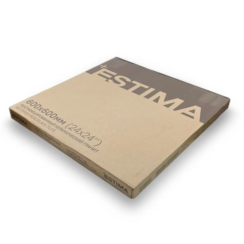 Глазурованный керамогранит Estima CA00 60x60 см 1.44 м² неполированный цвет серо-бежевый Cave STLM-2150550 - Вид №6