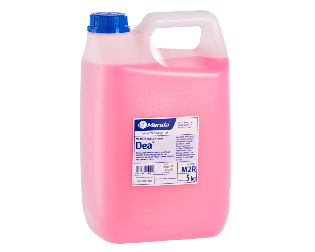M2R Жидкое мыло ДЭА розовое, канистра 5 кг Merida 