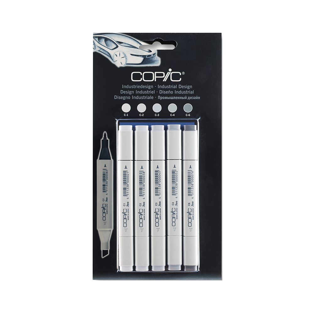 20075566 Classic Набор маркеров 5цв промышленный дизайн Copic 
