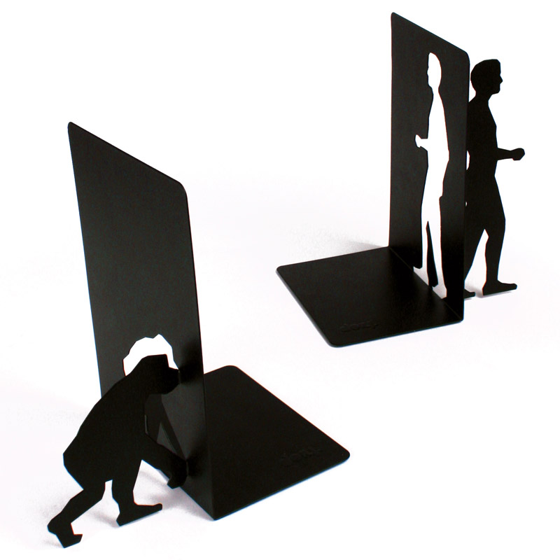 Ограничитель для книг Evolution черный Doiy DHBEEVO - Вид №1