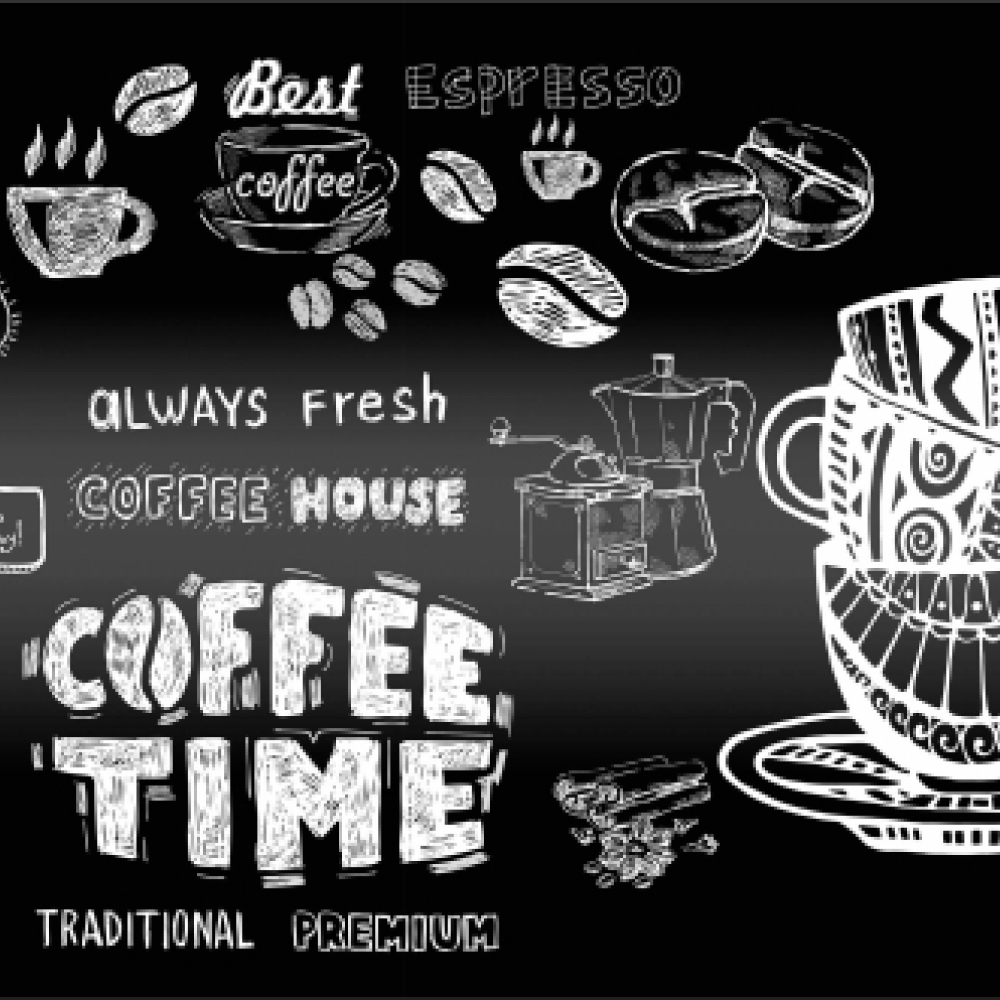 Кухонный фартук АБС Stella Light Кофе time 600*3000*0,75мм STSR-977