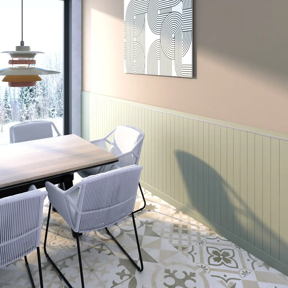 Santreyd Basic 1: Универсальный потолочный плинтус для безупречной отделки 89365813 STLM-1422509 - Вид №4