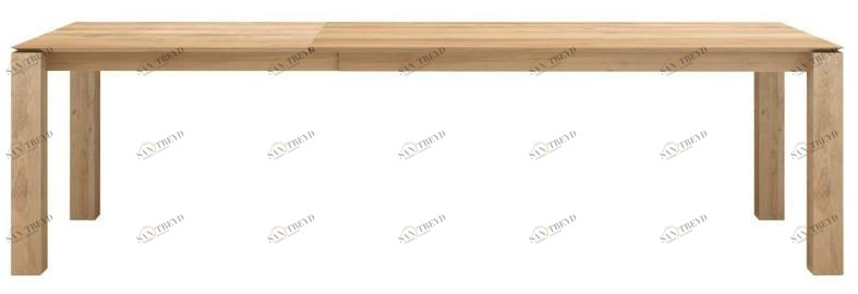 Ethnicraft Прямоугольный раздвижной стол из дуба Oak slice sun-id-1458402