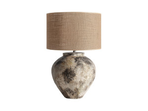 Терракотовая настольная лампа