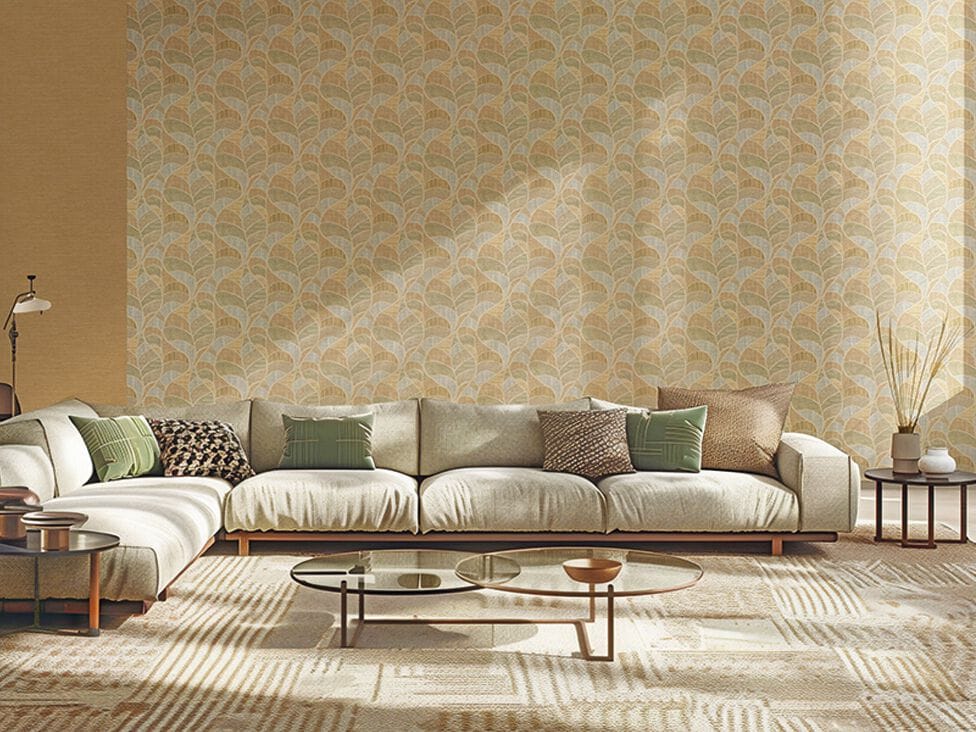 Геометрические рельефные обои Jannelli&Volpi ALTAGAMMA FIBERS ARCH-00066856