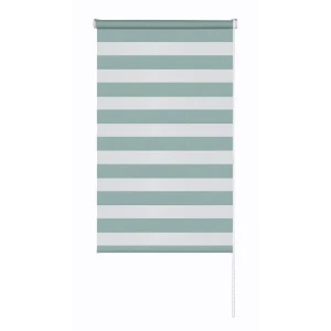 Рулонная штора день-ночь MIAMOZA Петер 55×160 см бирюзовая 89411398