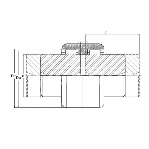 IS3634 Полумуфта зубчатая с длинной ступицей SG0L014 ISKRA  - Вид №2