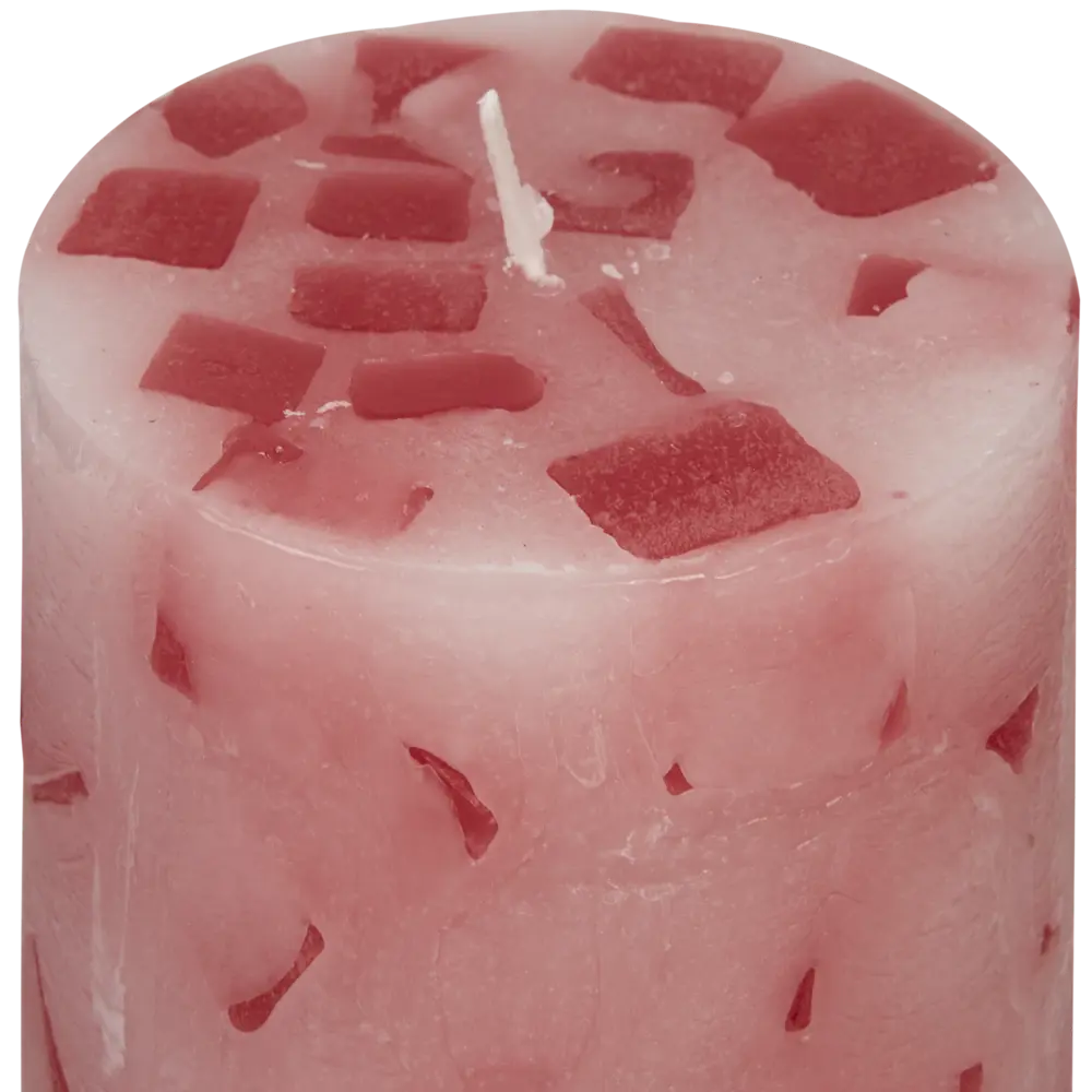 89369067 Свеча столбик ароматизированная Яблоко-корица бело-красная 13 см STLM-0818869 Santreyd  - Вид №1