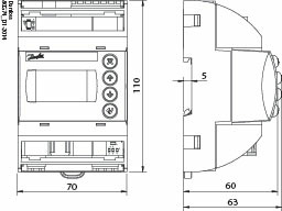 Danfoss ЕКЕ 347 EKE 347 Контроллер уровня 080G5000  - Вид №8