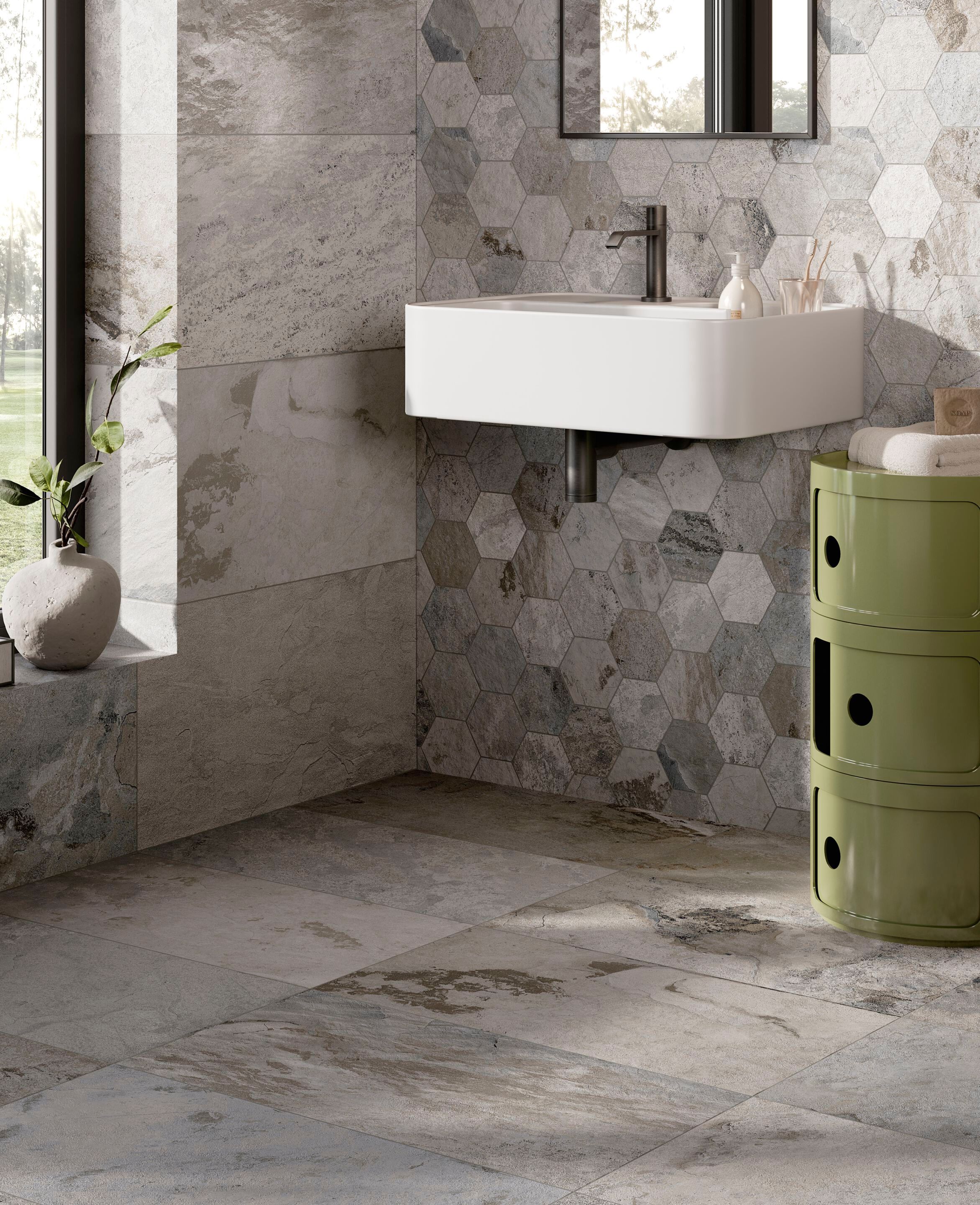 Пол / облицовка керамогранита с эффектом камня CERAMICA SANT'AGOSTINO Metastone ARCH-00057789 - Вид №3