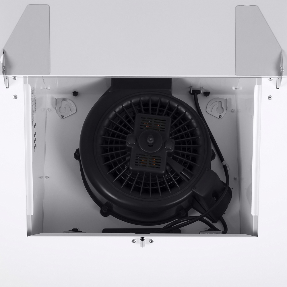 TOWER Light 50 White Glass White Вытяжка tower light 50 белый/белое стекло/ • тип: настенная• цвет: белый• управление: кнопочное• ширина, мм: 500• полная потребляемая мощность, вт: 150• количество скоростей: 3• максимальная производительность, м3/ч: 470• Santreyd  - Вид №11