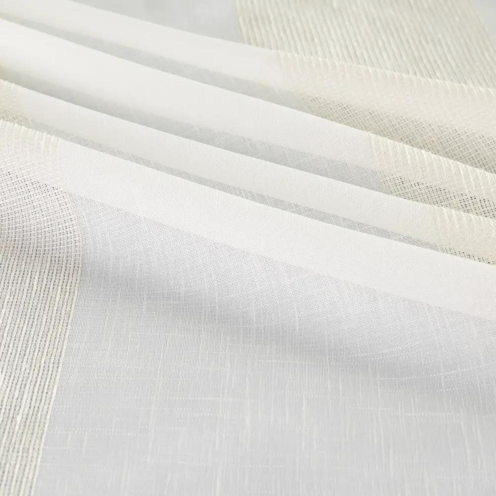 Тюль 1 м/п Полосы батист 300 см цвет бежевый GARDEN STLM-2129868