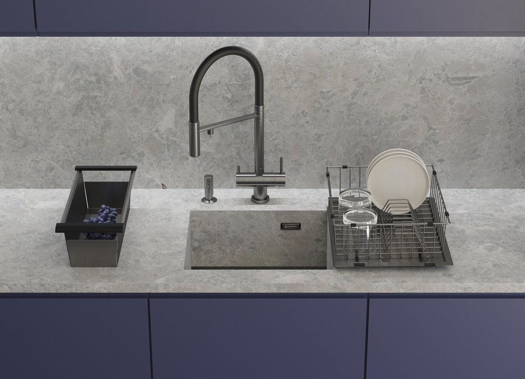 Кухонная мойка Kasen 49-16 INT LG OMOIKIRI 4997054 - Вид №2